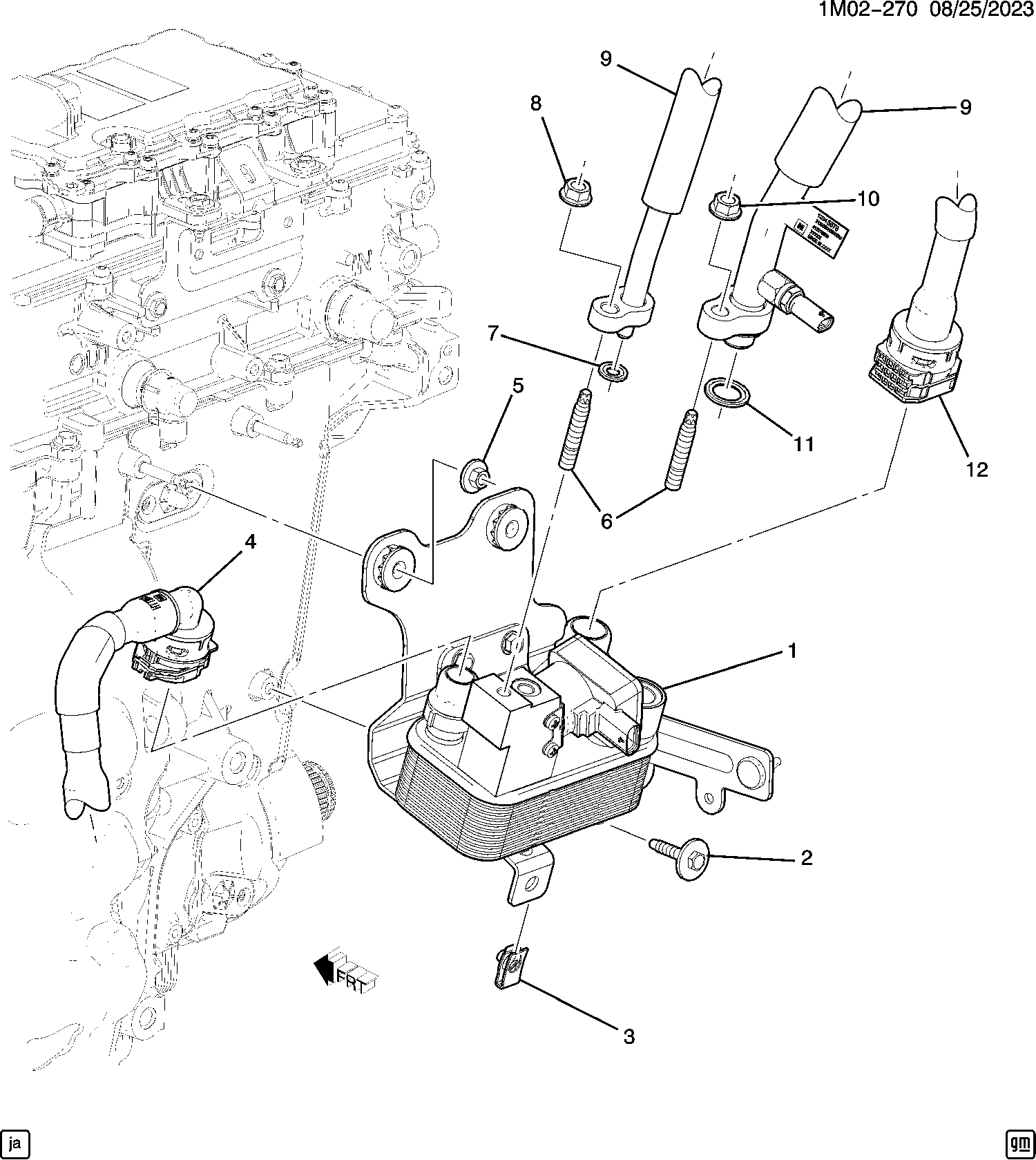 Diagram ELECTRIC VEHICLE COOLANT COOLER for your Honda