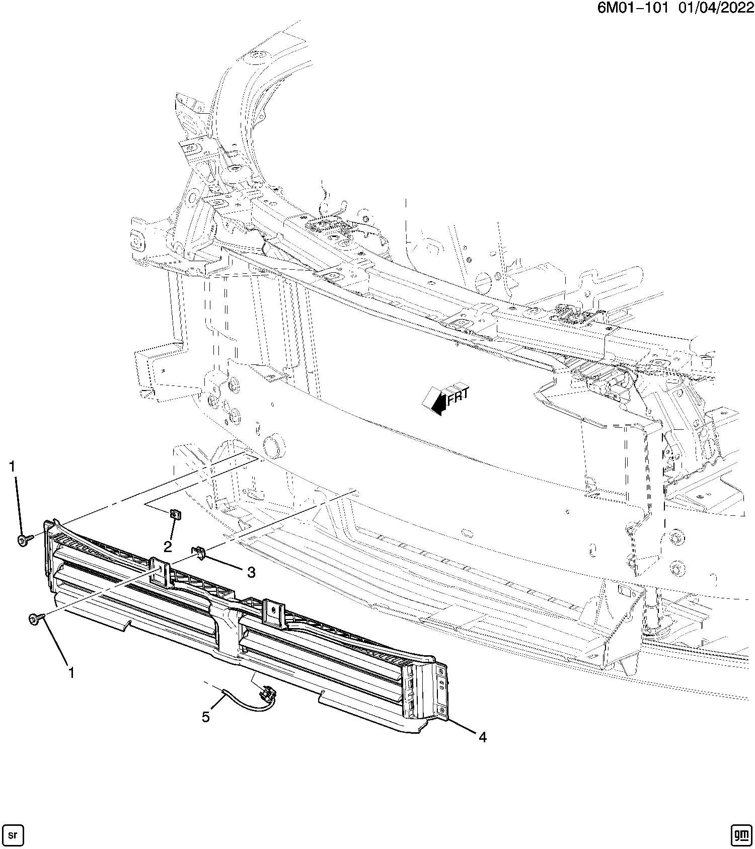 Diagram RADIATOR SHUTTER for your Honda