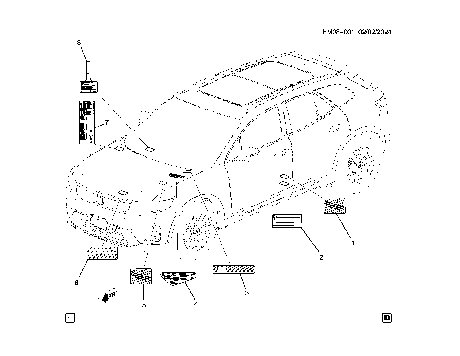 Diagram LABELS for your Honda