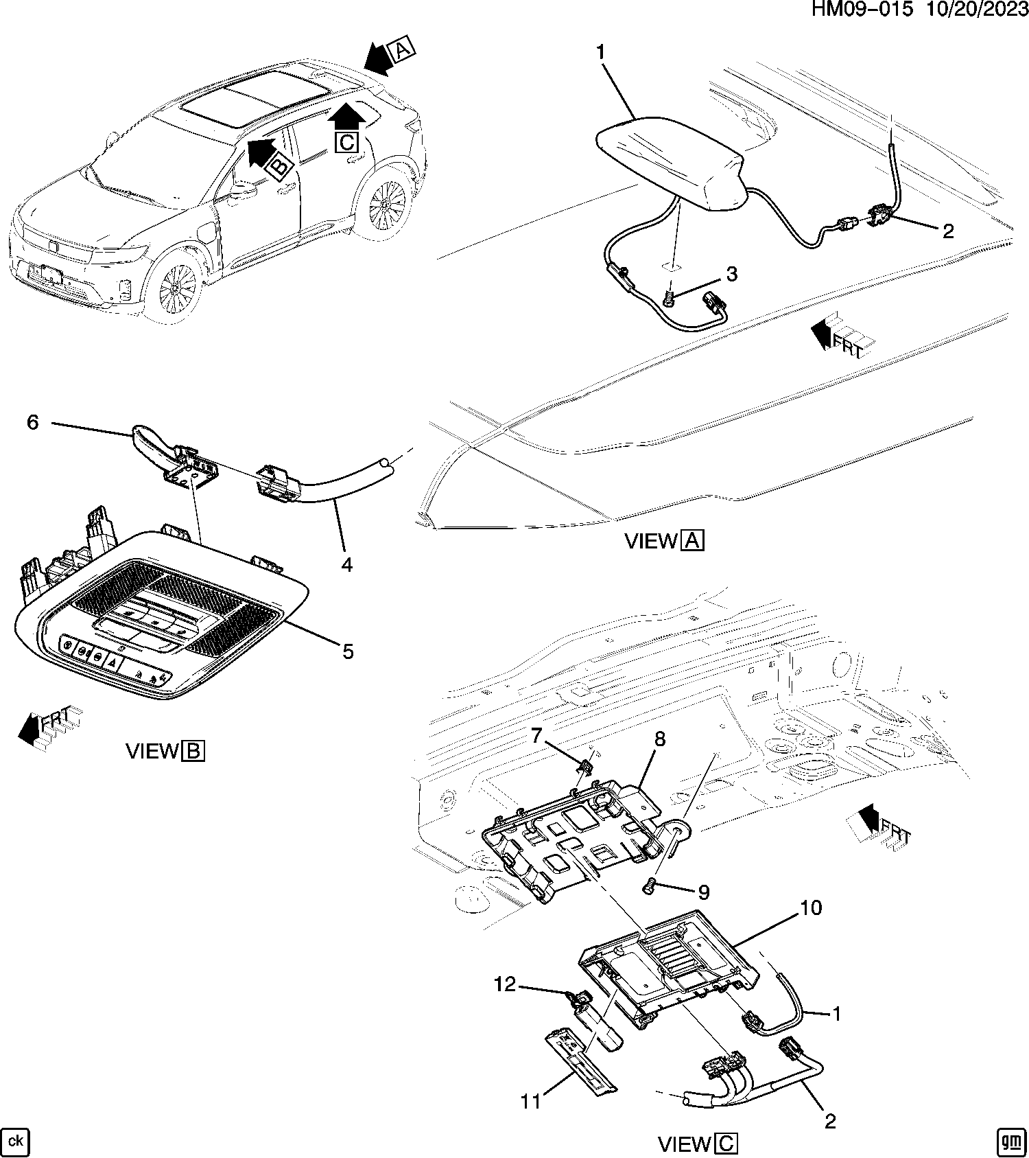 Diagram COMMUNICATION SYSTEM for your Honda