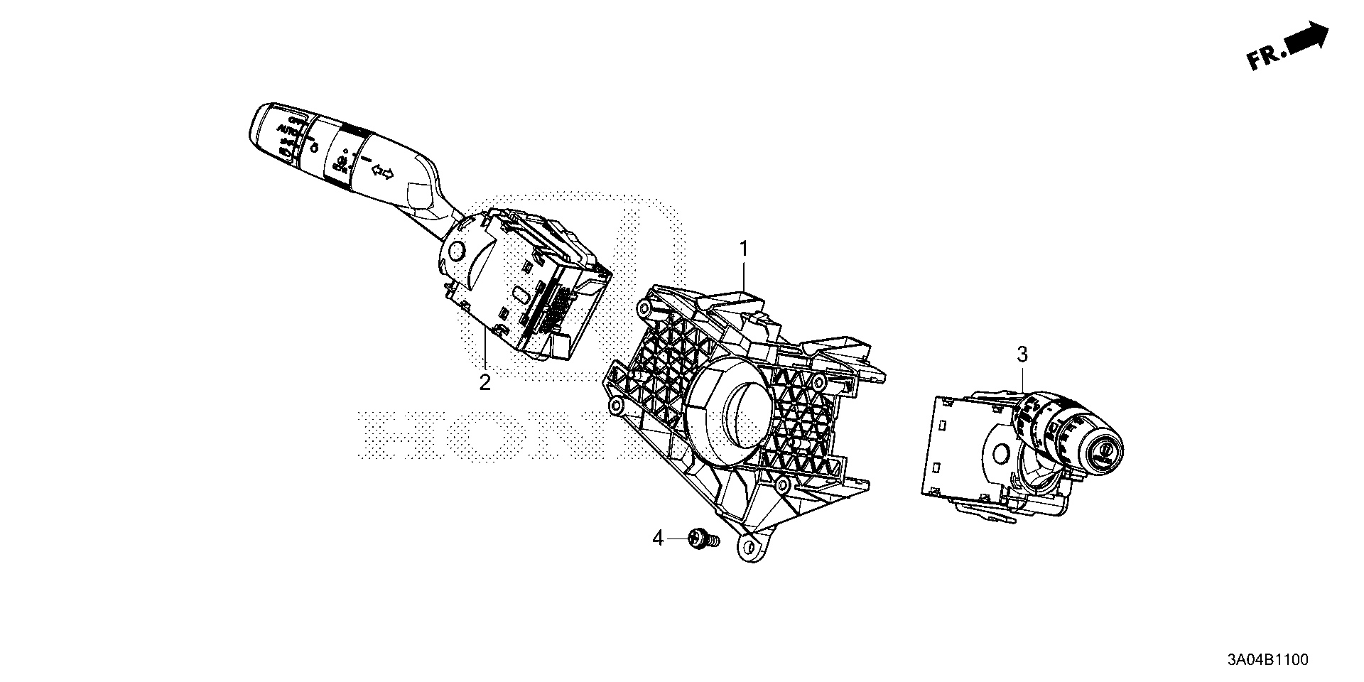 Diagram COMBINATION SWITCH for your Honda CR-V  