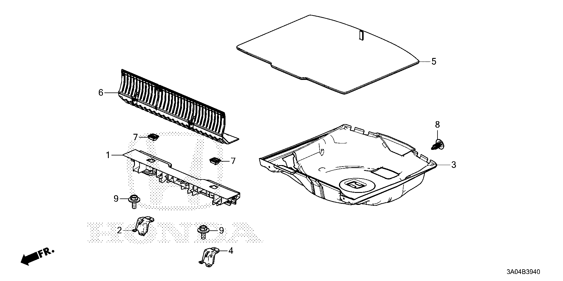 Full size assembly image of CARGO FLOOR LID (1/1)