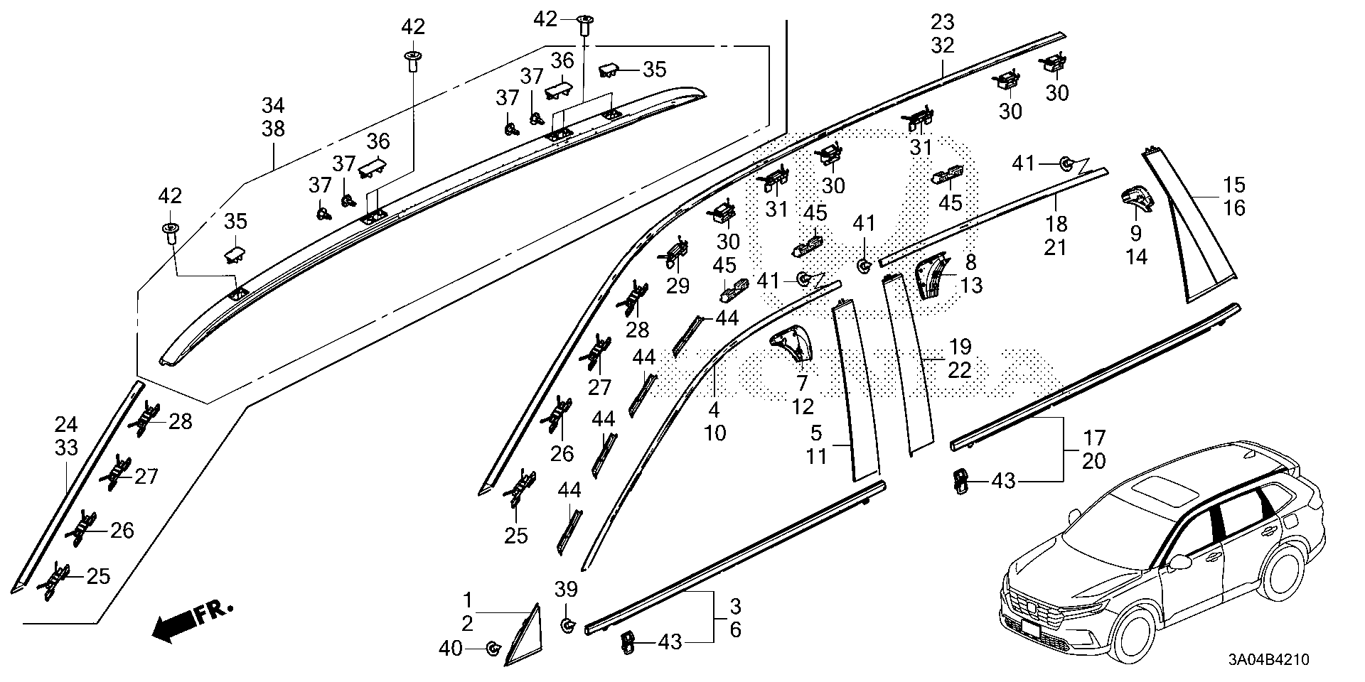Full size assembly image of MOLDING (1/1)