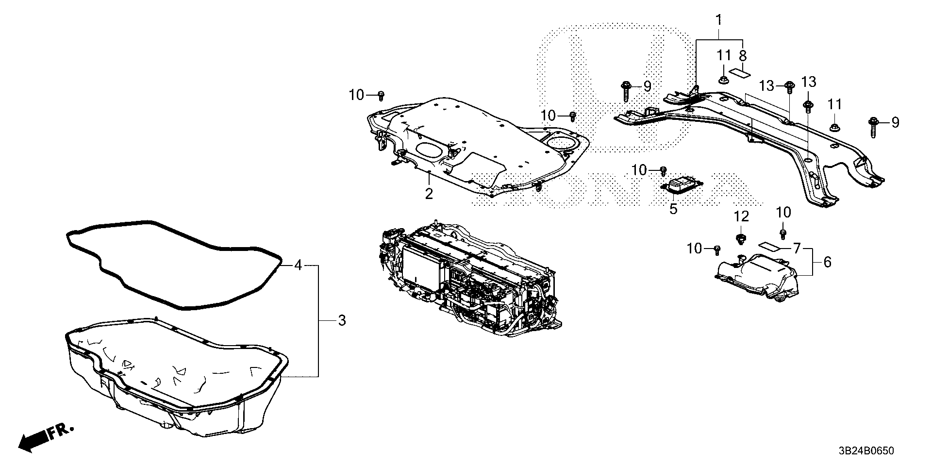 Diagram IPU COVER for your 2003 Honda Civic   