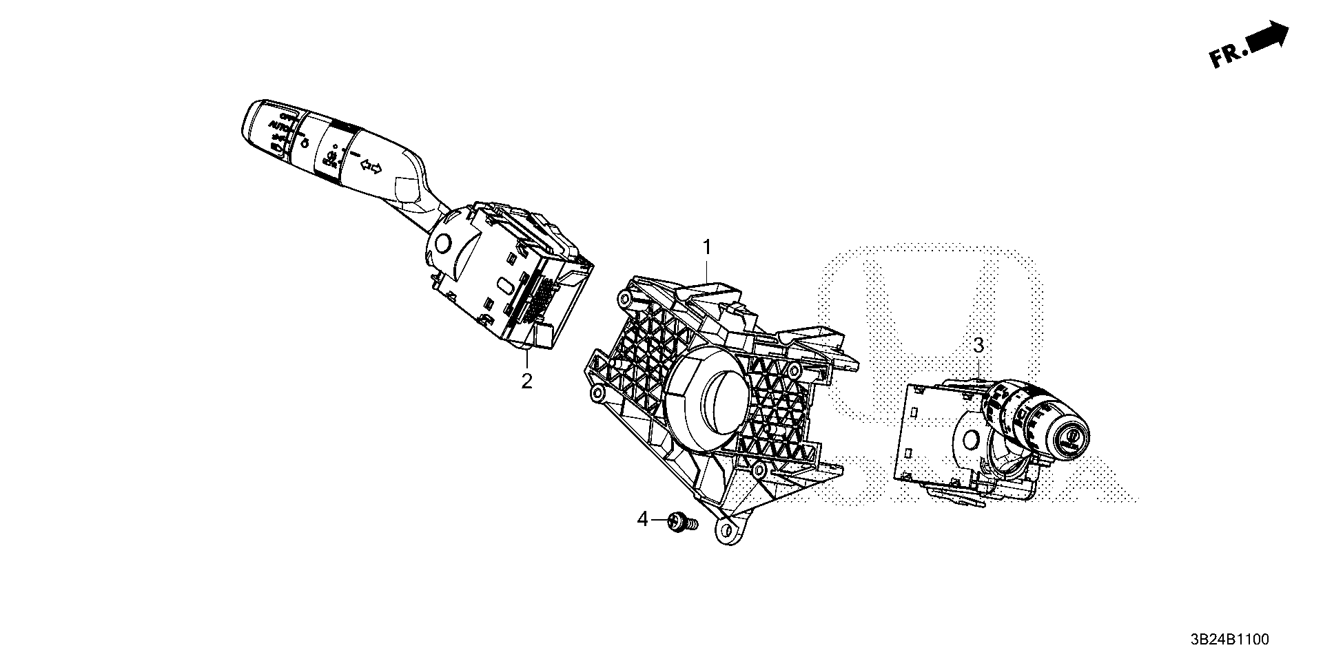 Diagram COMBINATION SWITCH for your Honda CR-V  