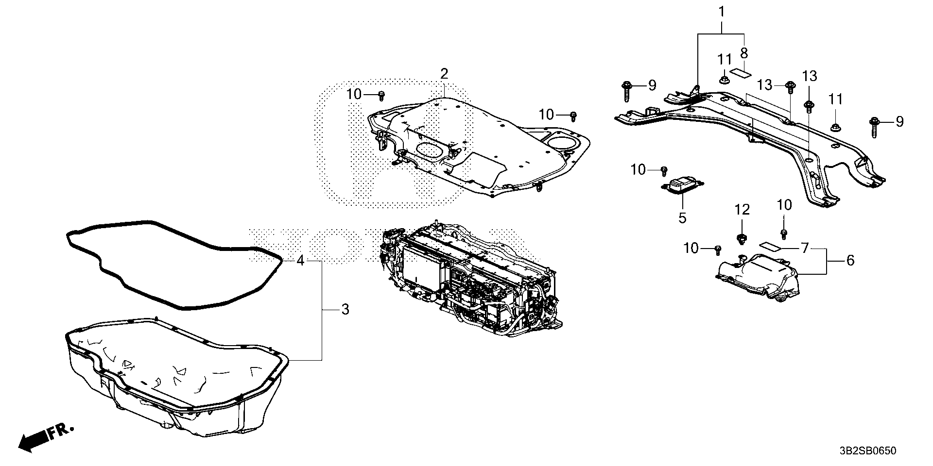 Diagram IPU COVER for your 2018 Honda Civic   