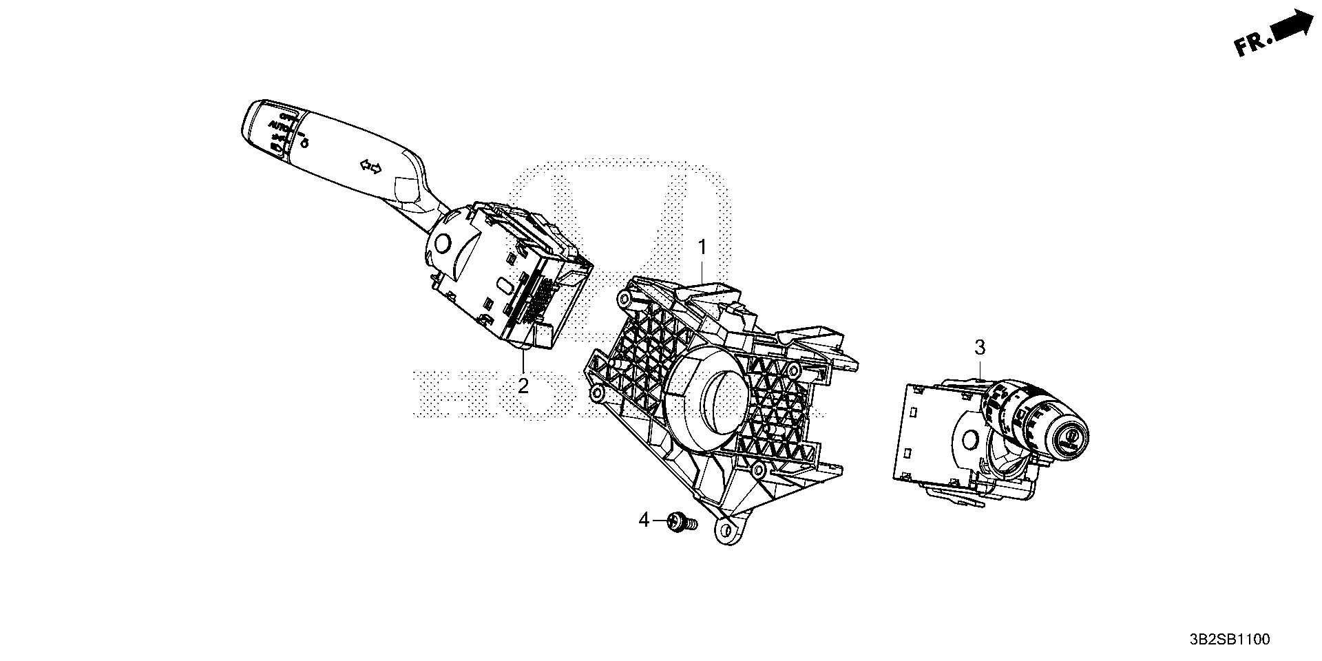 Diagram COMBINATION SWITCH for your Honda CR-V  