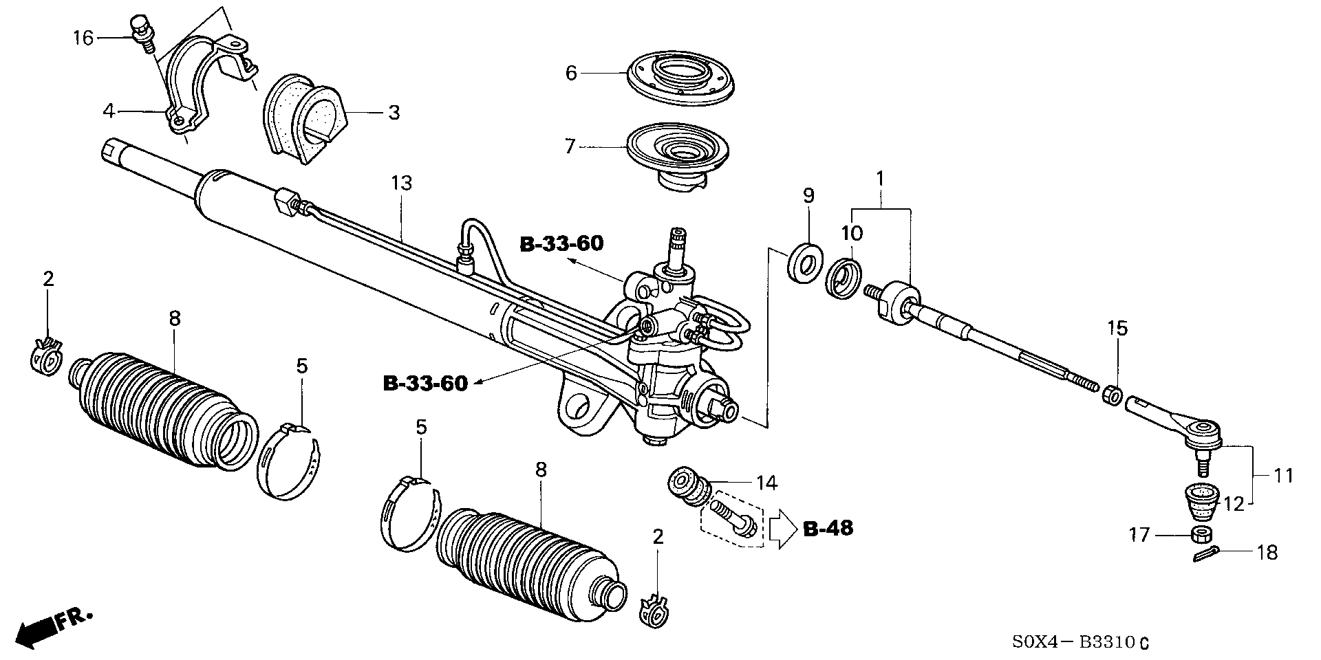 Full size assembly image of P.S. GEAR BOX (1/1)