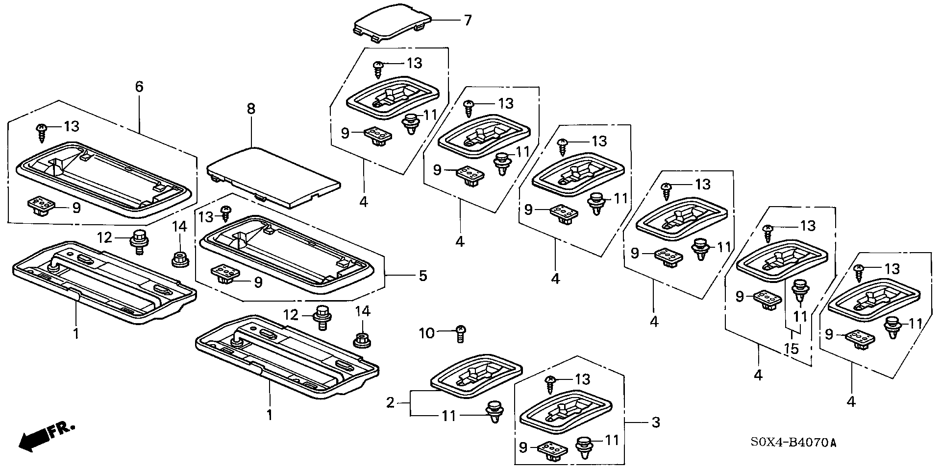 Diagram MIDDLE SEAT STRIKERS for your 1980 Honda Civic Hatchback   