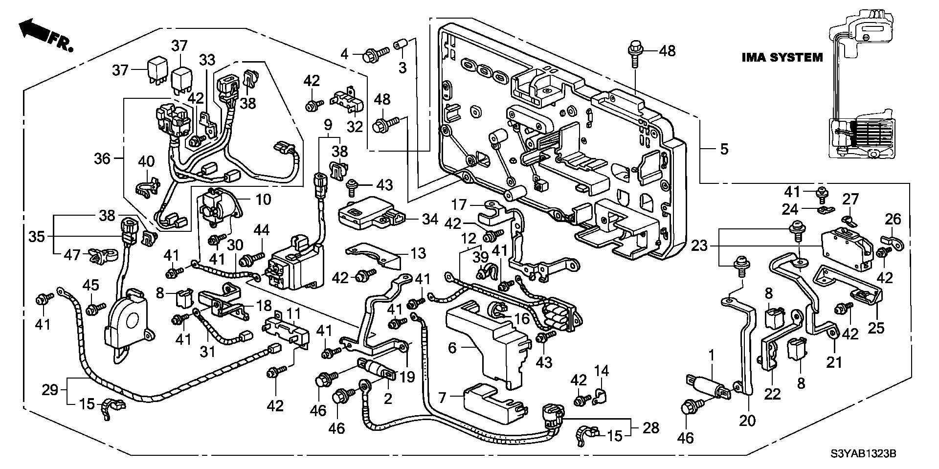 2024 Honda Odyssey Cover, main fuse. Board, electrical, ima 1E130PHM