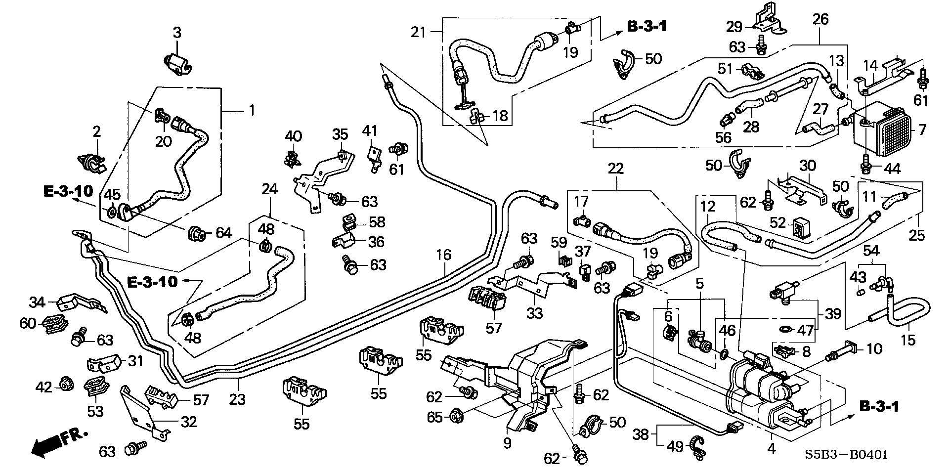 Diagram FUEL PIPE (2) for your 2015 Honda CR-Z HYBRID MT EX 