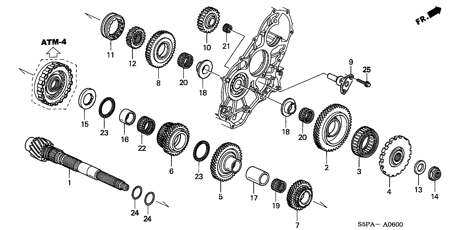 Full size assembly image of COUNTERSHAFT (1/1)