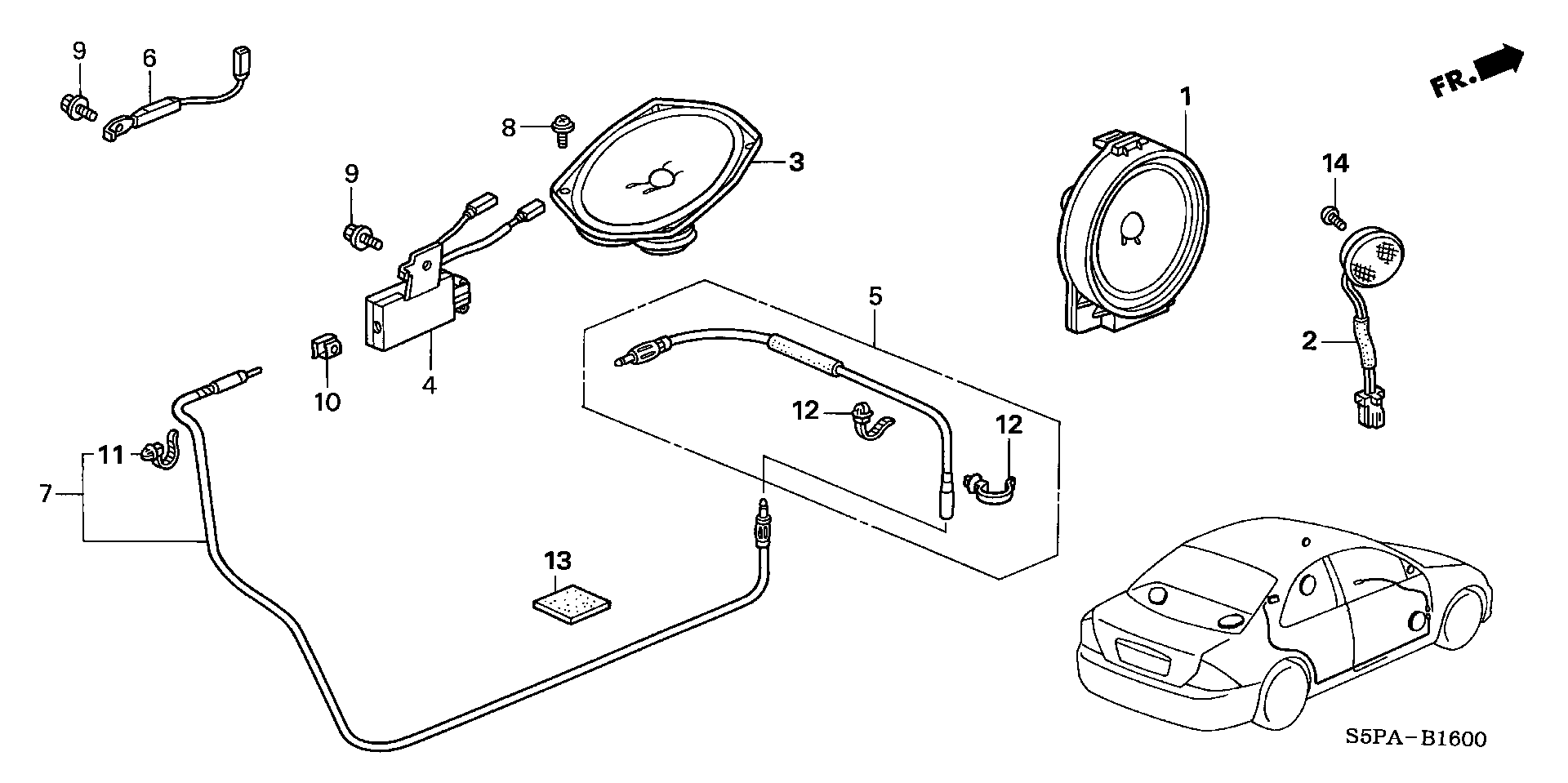 Full size assembly image of ANTENNA@SPEAKER (1/1)