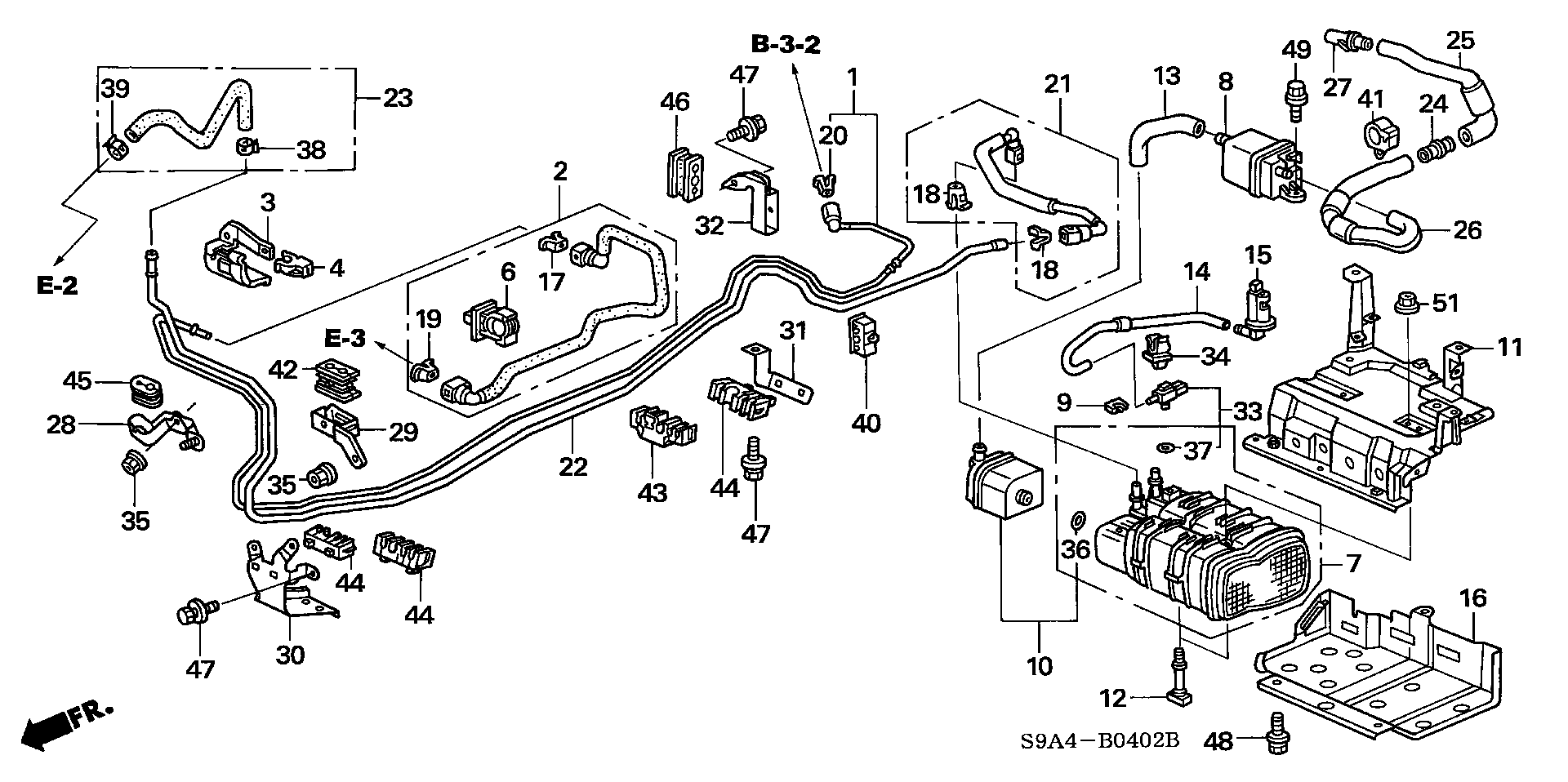 Diagram FUEL PIPE (3) for your Honda CR-Z  