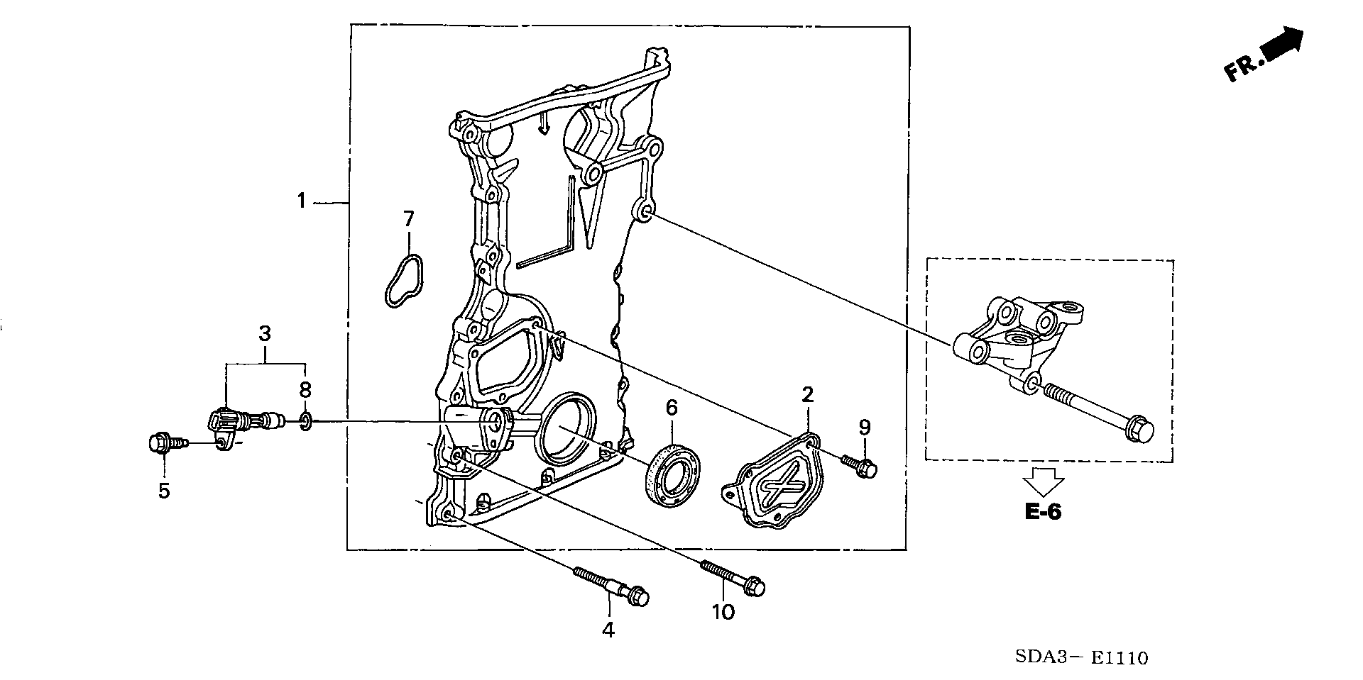 Full size assembly image of CHAIN CASE (L4) (1/1)