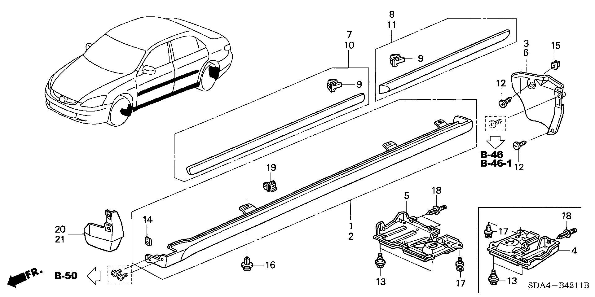 Diagram PROTECTOR for your 1982 Honda Civic   