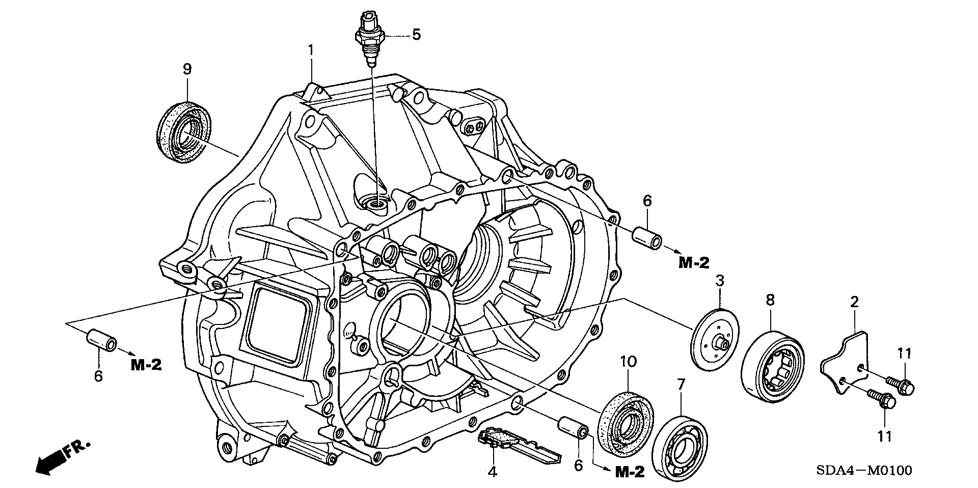 Full size assembly image of CLUTCH CASE (L4) (1/1)