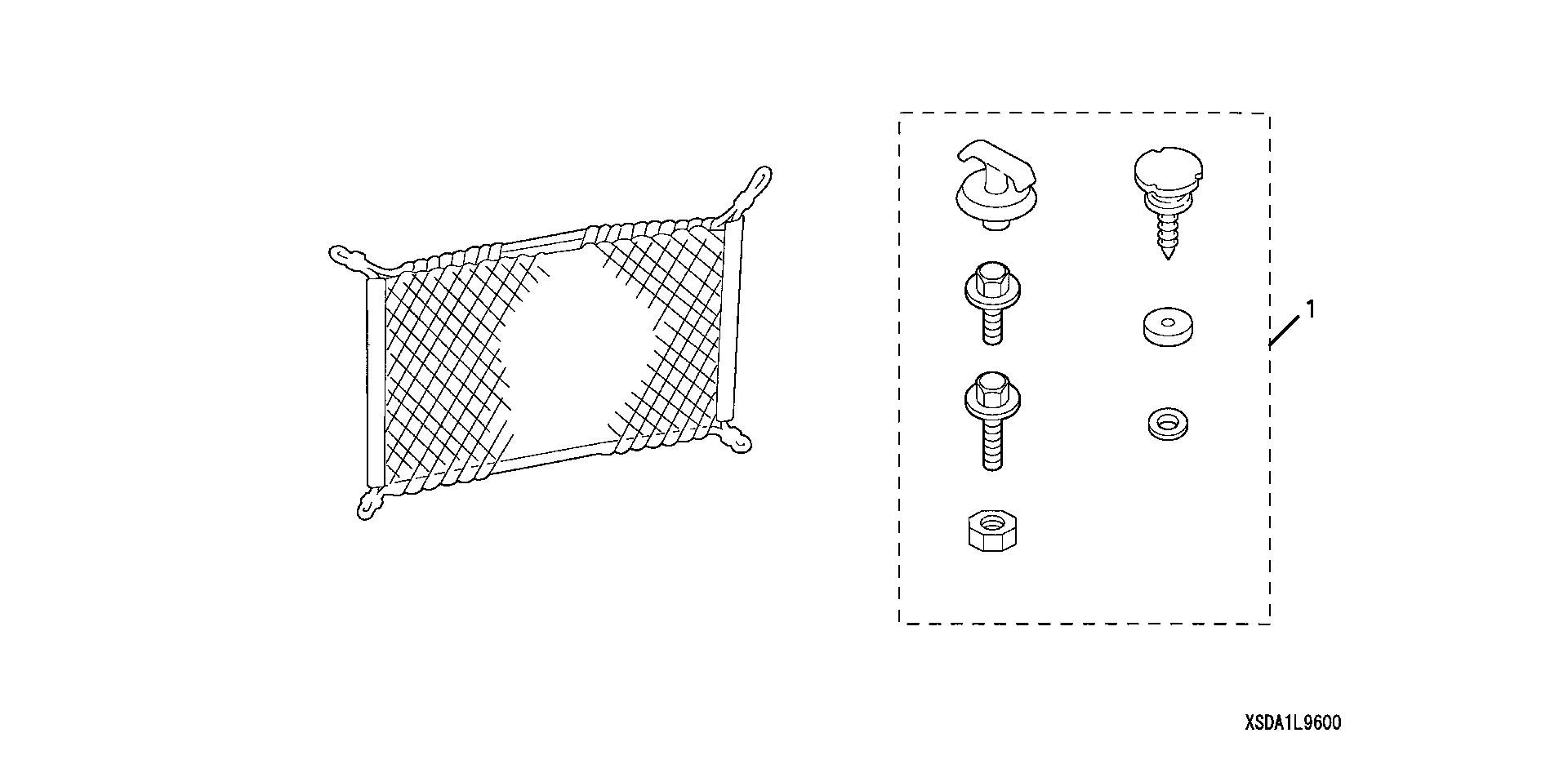 Full size assembly image of CARGO NET (1/1)