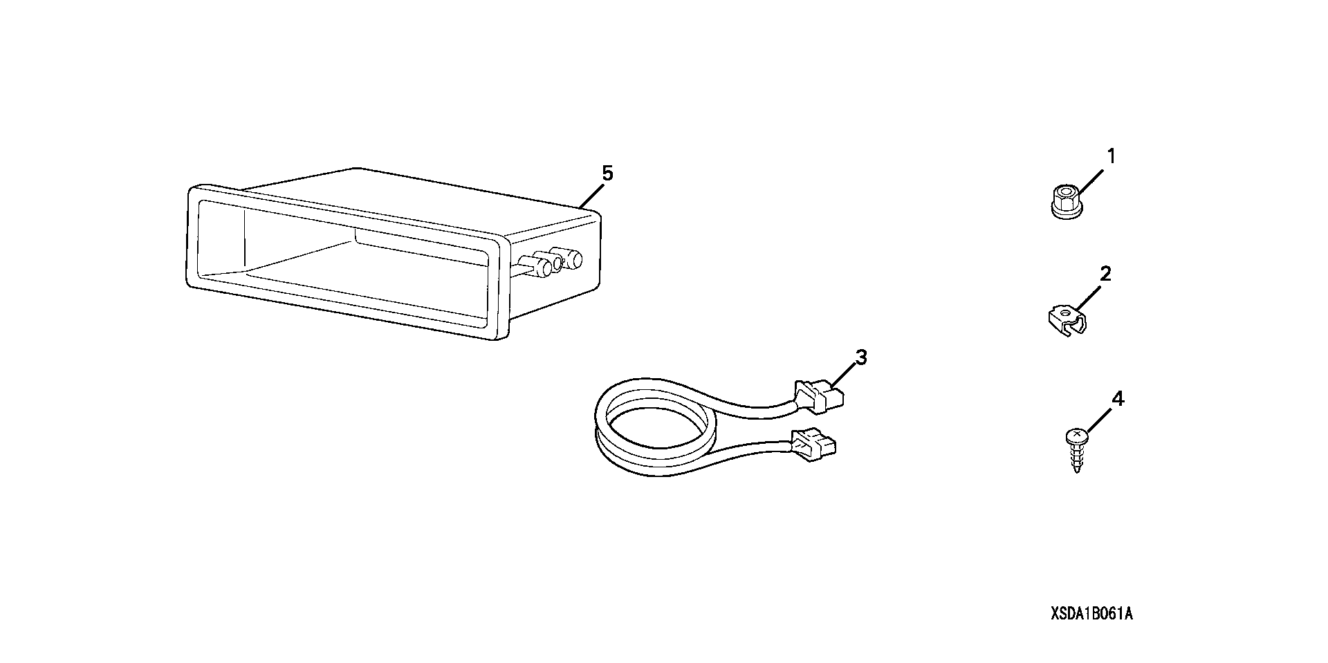 Diagram AUDIO ATTACHMENT for your 2007 Honda Accord 2.4L VTEC AT LX 