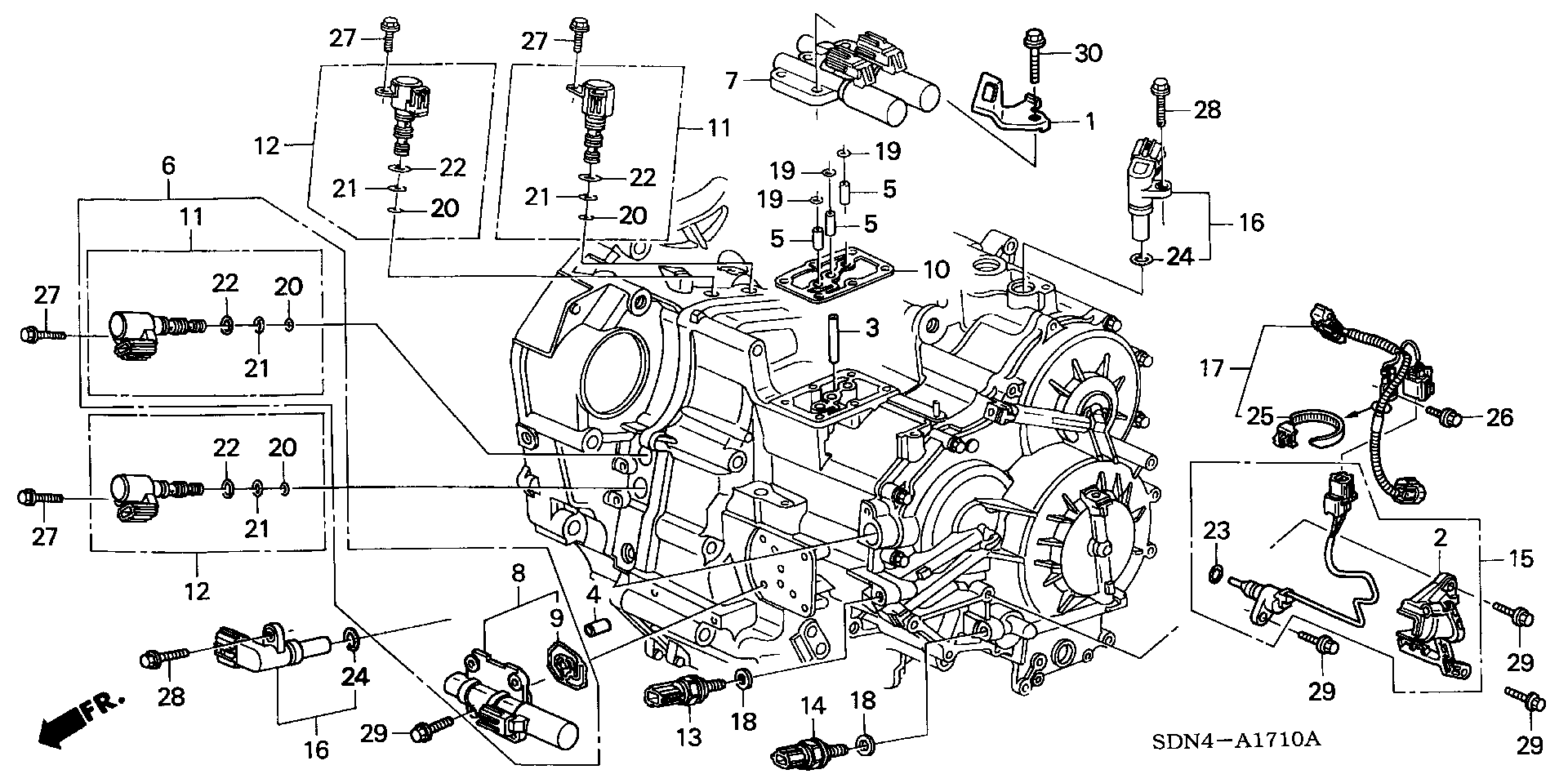Full size assembly image of SENSOR@SOLENOID (V6) (1/1)