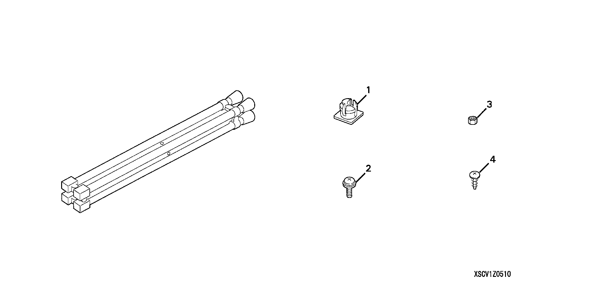 Diagram TABLE LEGS for your 2007 Honda Odyssey 3.5L VTEC V6 AT EX 