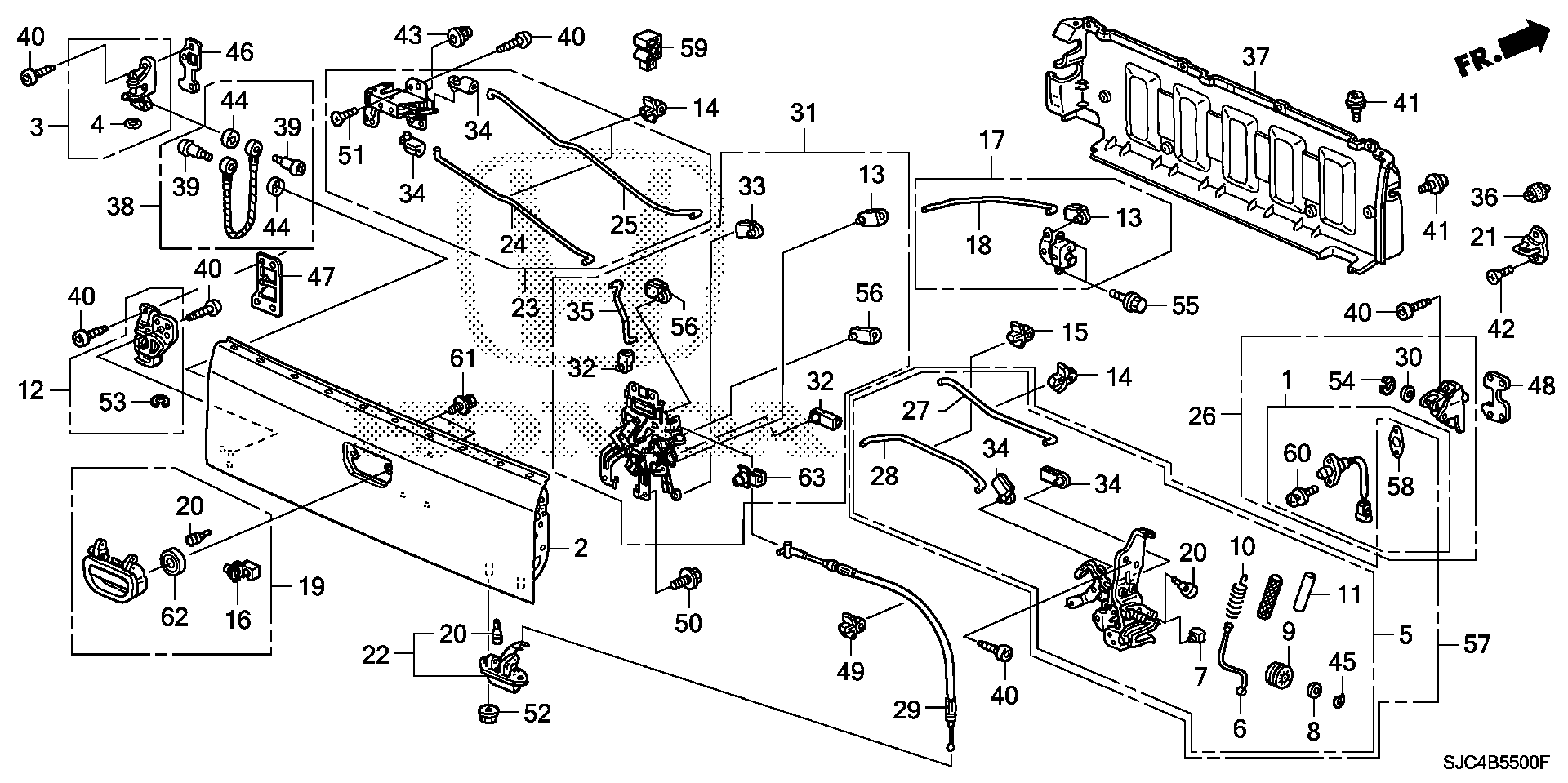 Full size assembly image of TAILGATE (1/1)