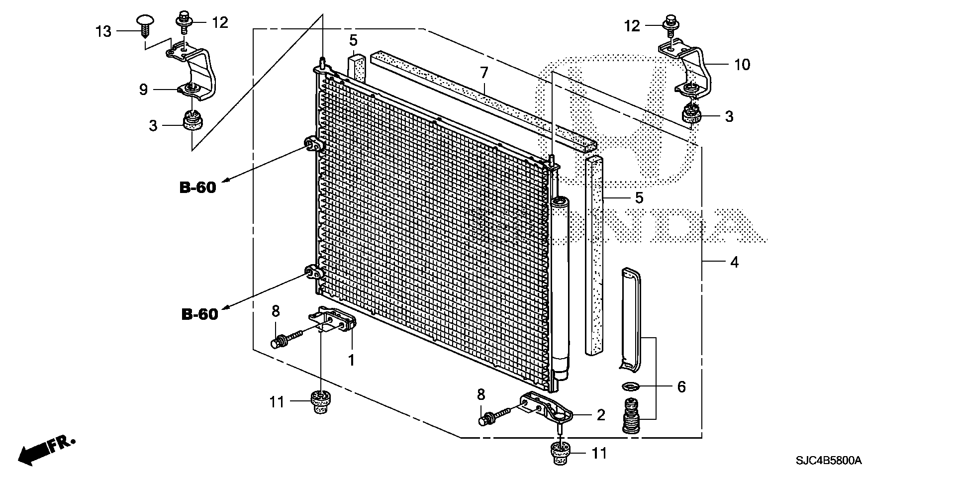 Full size assembly image of AIR CONDITIONER (CONDENSER) (1/1)