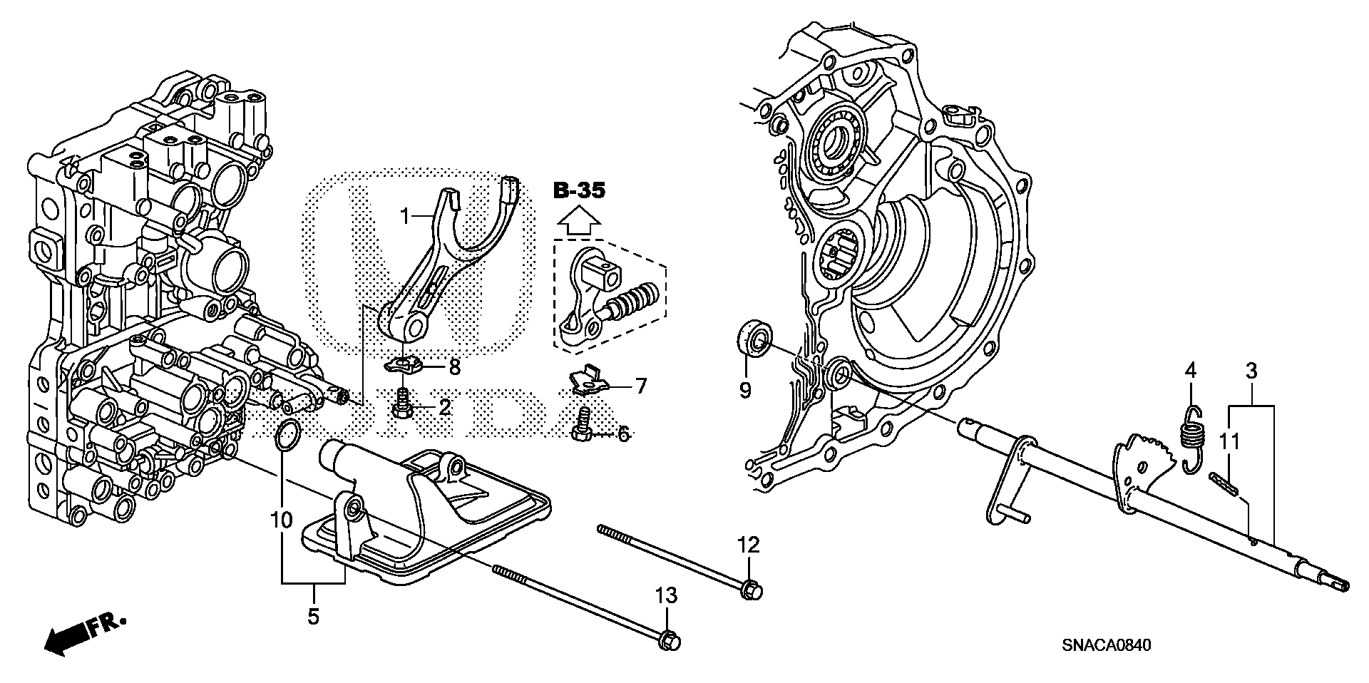Full size assembly image of SHIFT FORK (1/1)