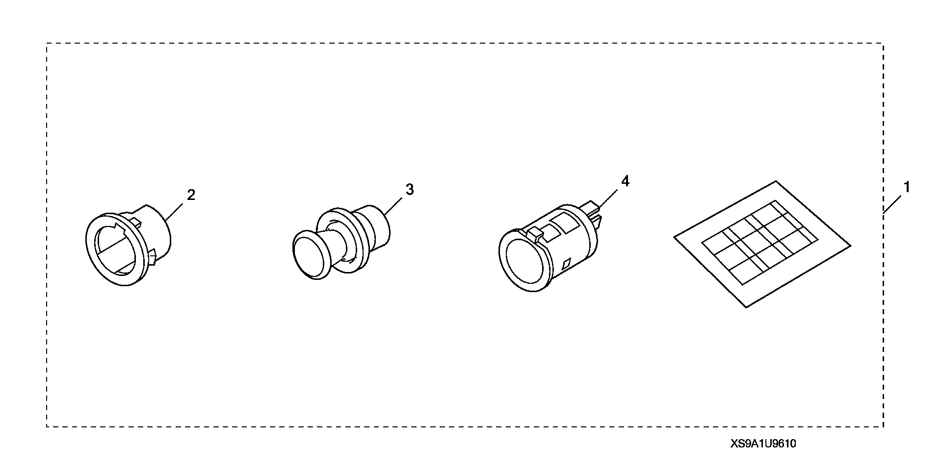 Diagram CIGARETTE LIGHTER for your Honda