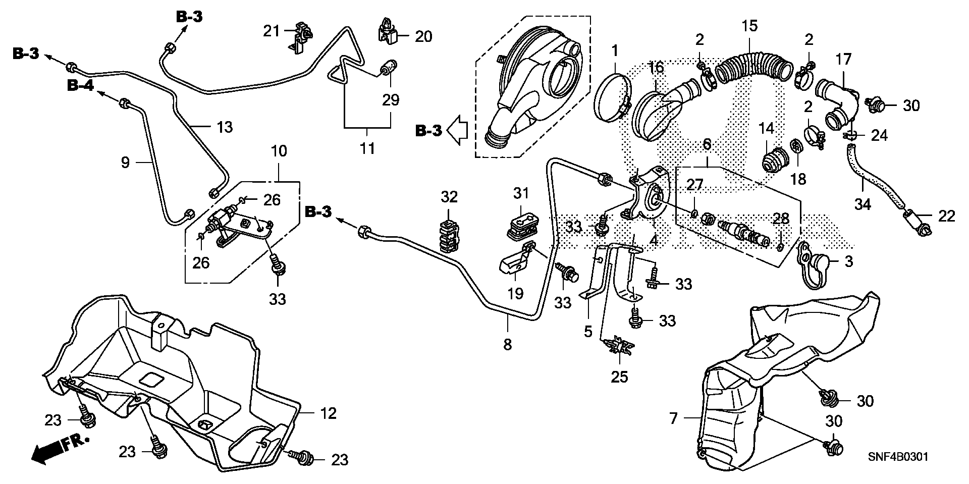 Diagram FUEL TANK COMPONENTS for your 2005 Honda Pilot   