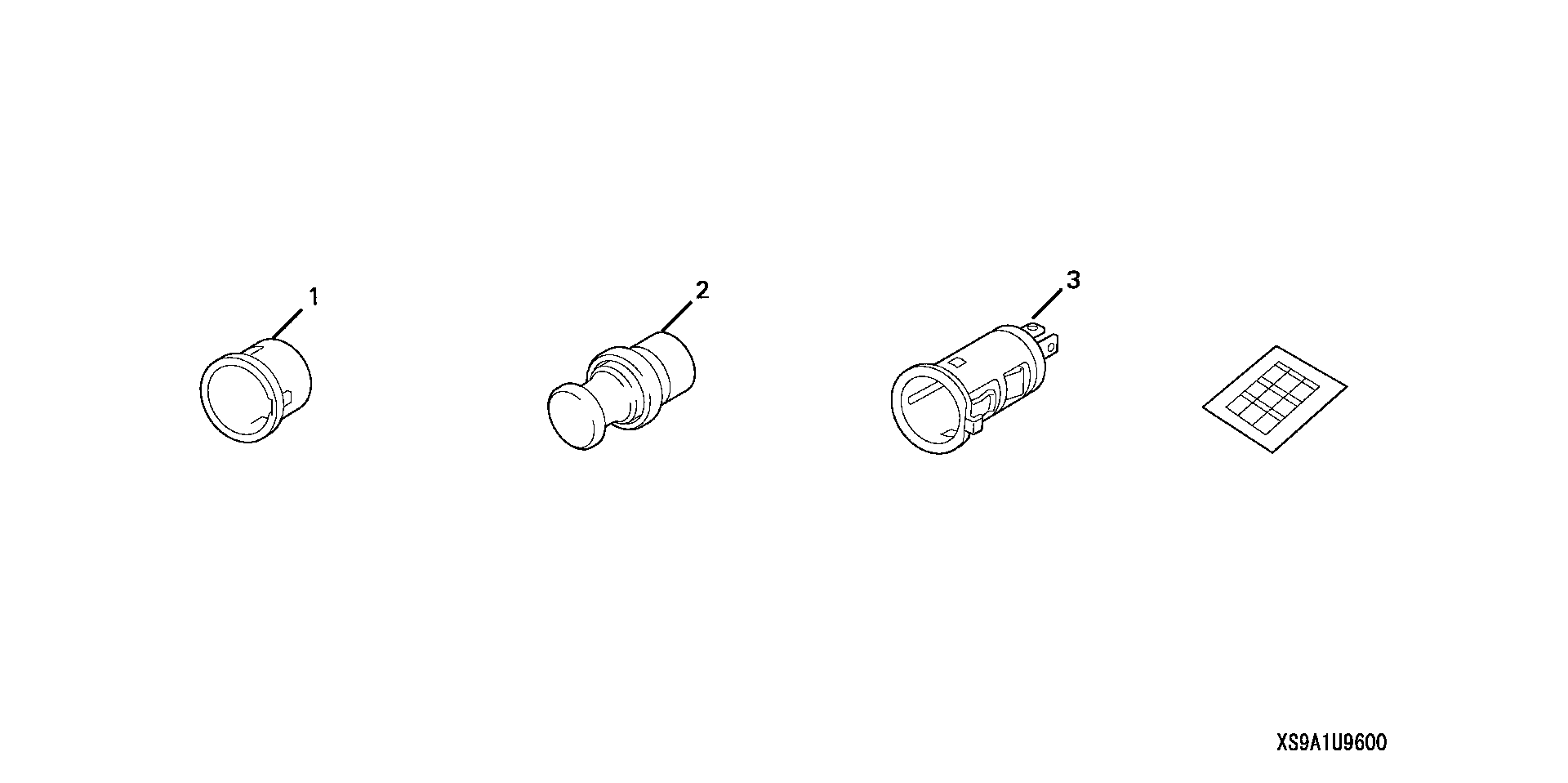 Diagram CIGARETTE LIGHTER for your Honda