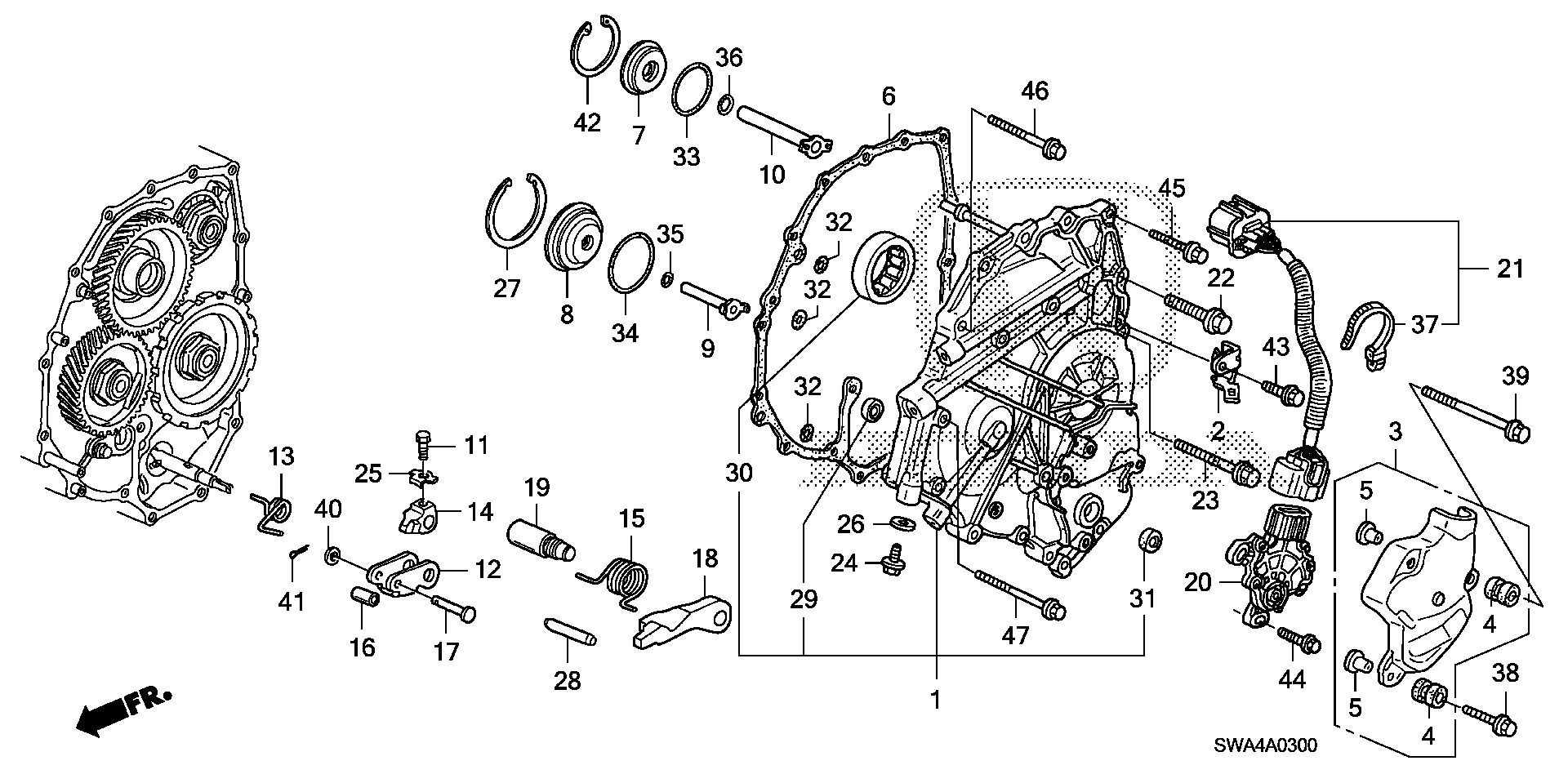 Full size assembly image of LEFT SIDE COVER (1/1)