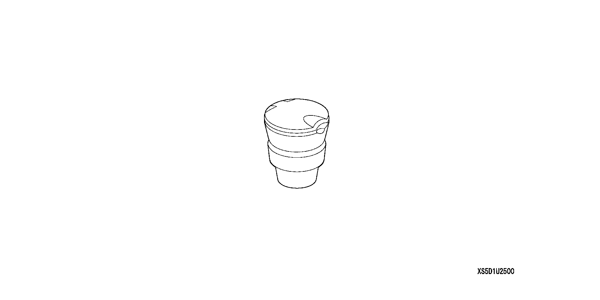 Full size assembly image of ASHTRAY (1/1)