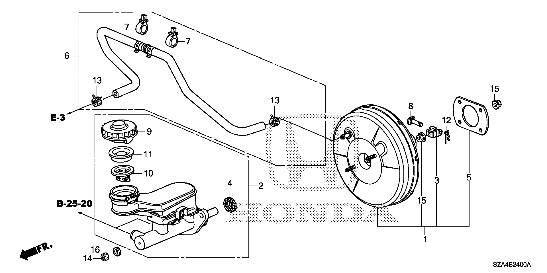 Full size assembly image of BRAKE MASTER CYLINDER @MASTER POWER (KA/KC) (1/1)