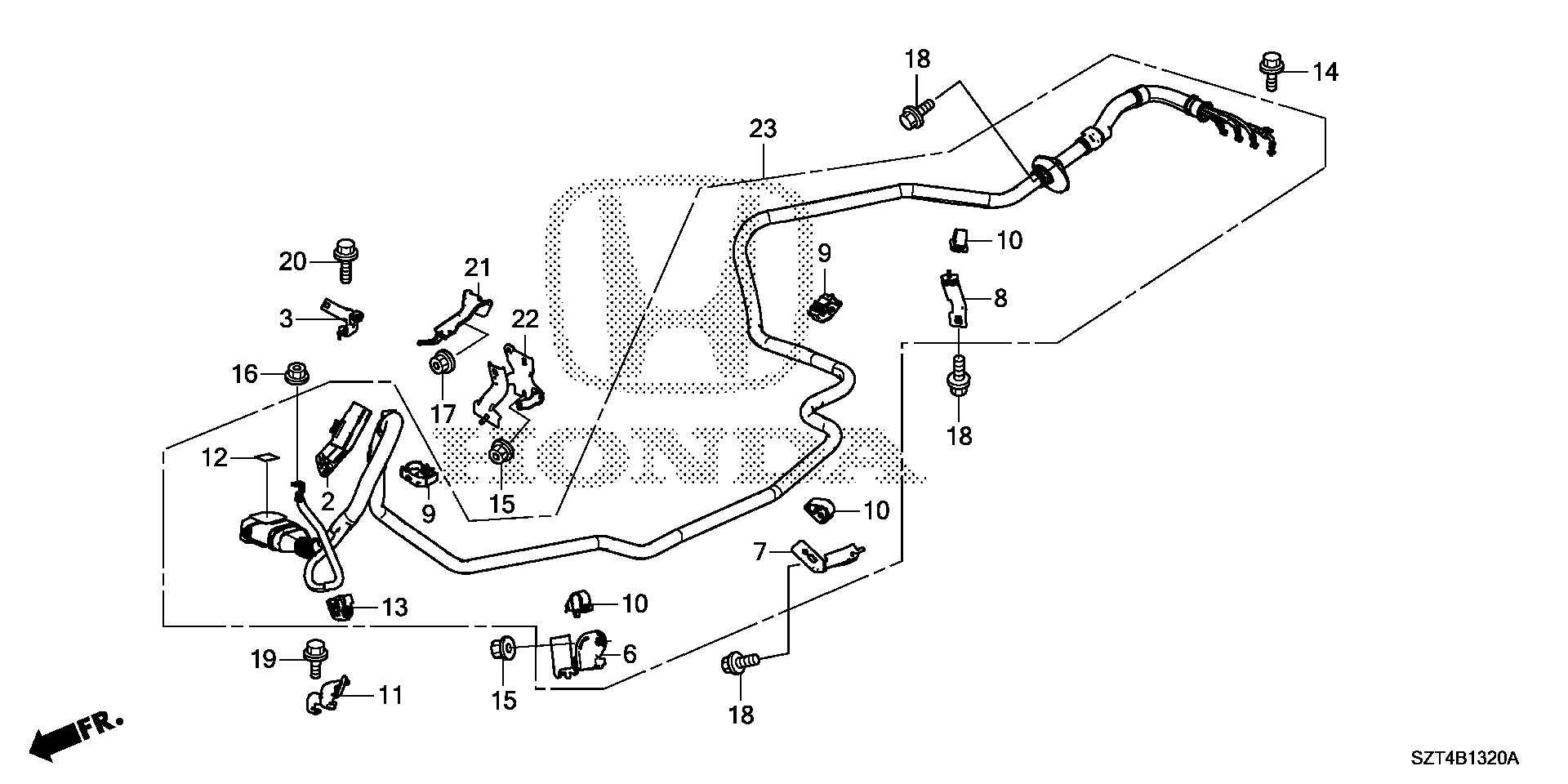 Diagram IMA MAIN CABLE@STAY for your 2012 Honda CR-Z HYBRID MT Base 