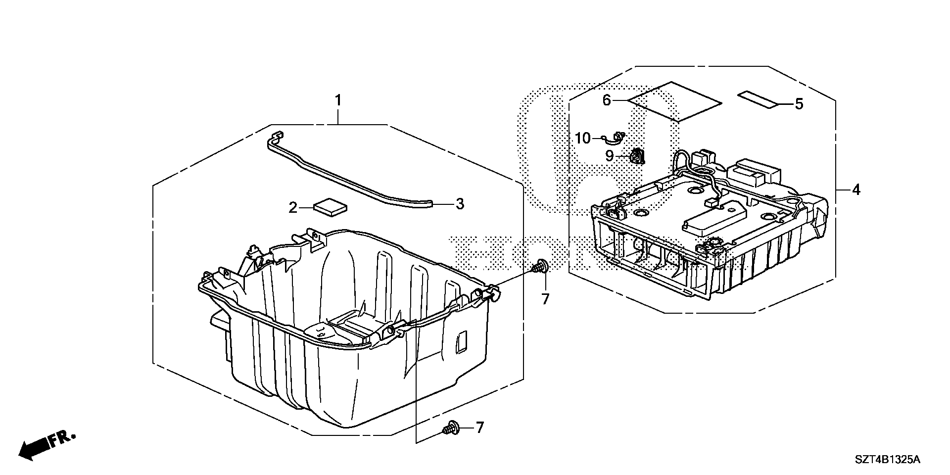 Diagram IMA BATTERY for your 1985 Honda Civic   