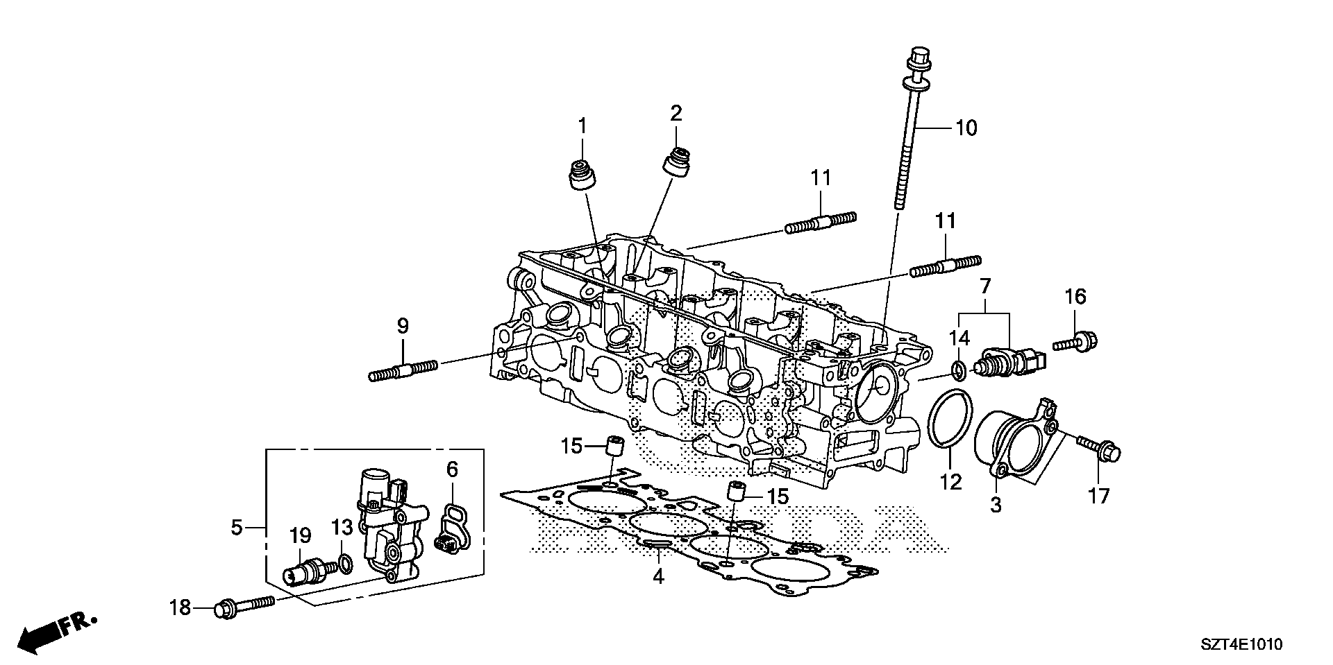 Diagram SPOOL VALVE for your 2012 Honda CR-Z HYBRID MT EX 