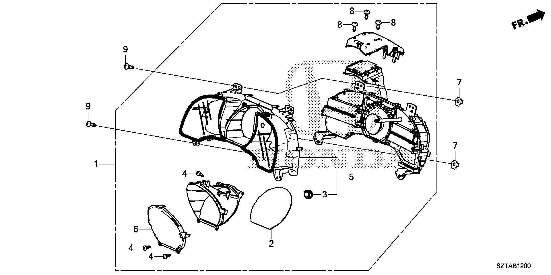 Diagram METER for your 2016 Honda CR-Z HYBRID MT EX 