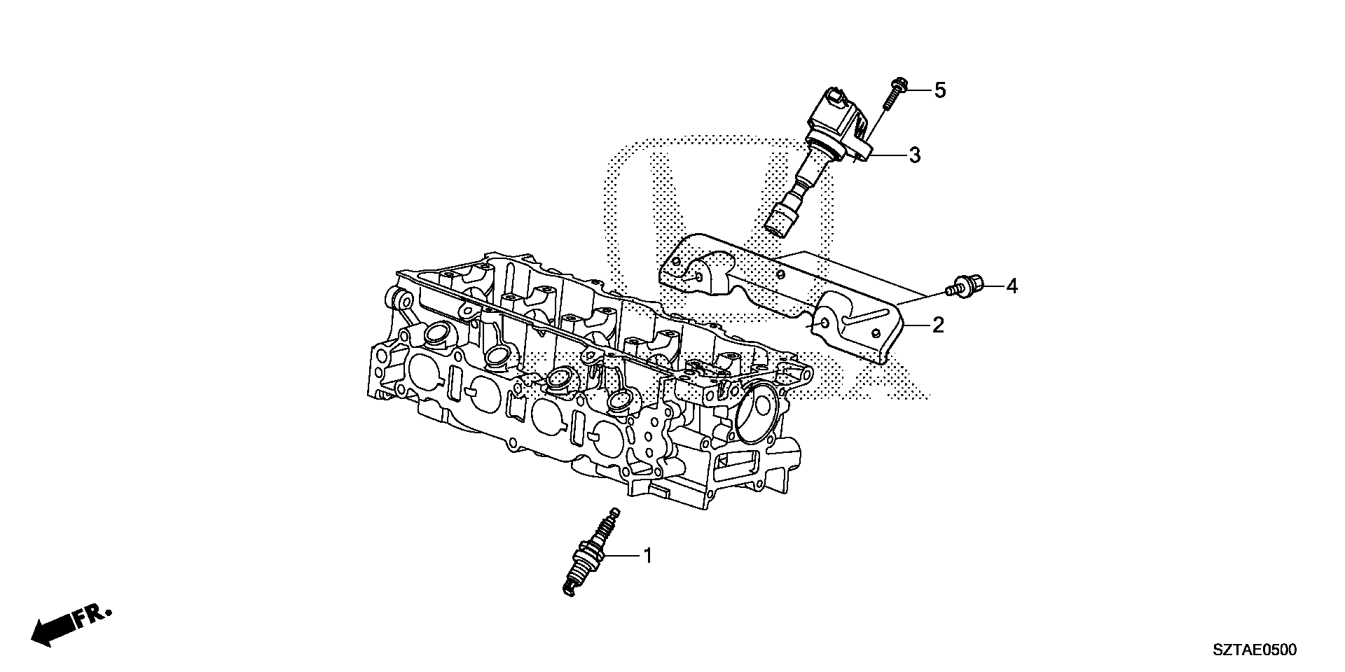 Diagram PLUG TOP COIL@SPARK PLUG for your 2015 Honda CR-Z HYBRID MT EX NAVIGATION 