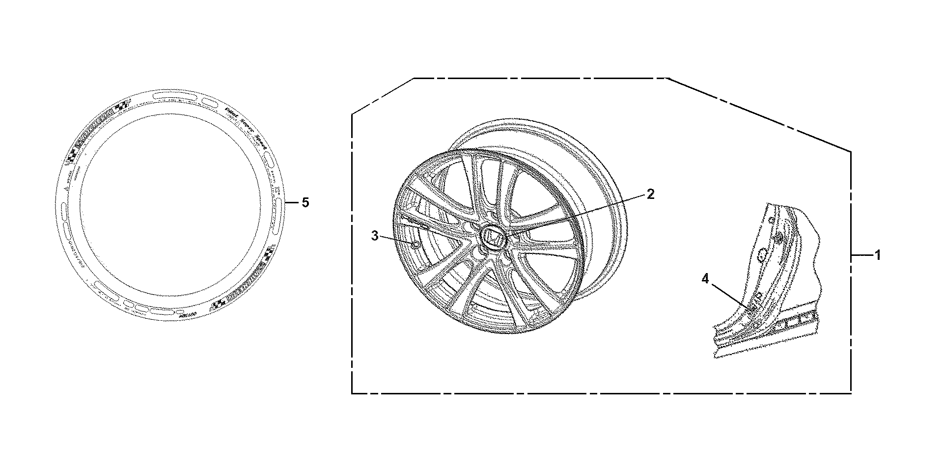 Diagram HPD- 18" WHEEL for your 2016 Honda CR-Z HYBRID MT EX 