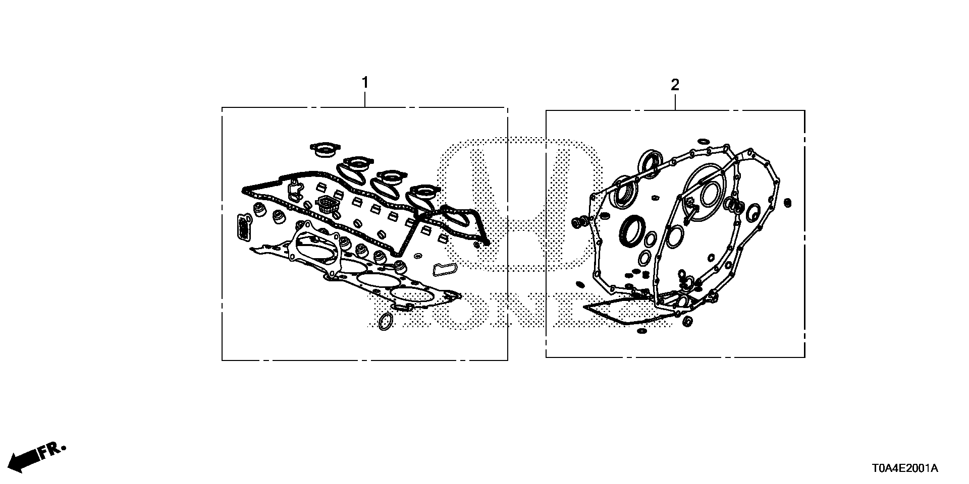 Diagram GASKET KIT ('15-) for your 2001 Honda Odyssey   