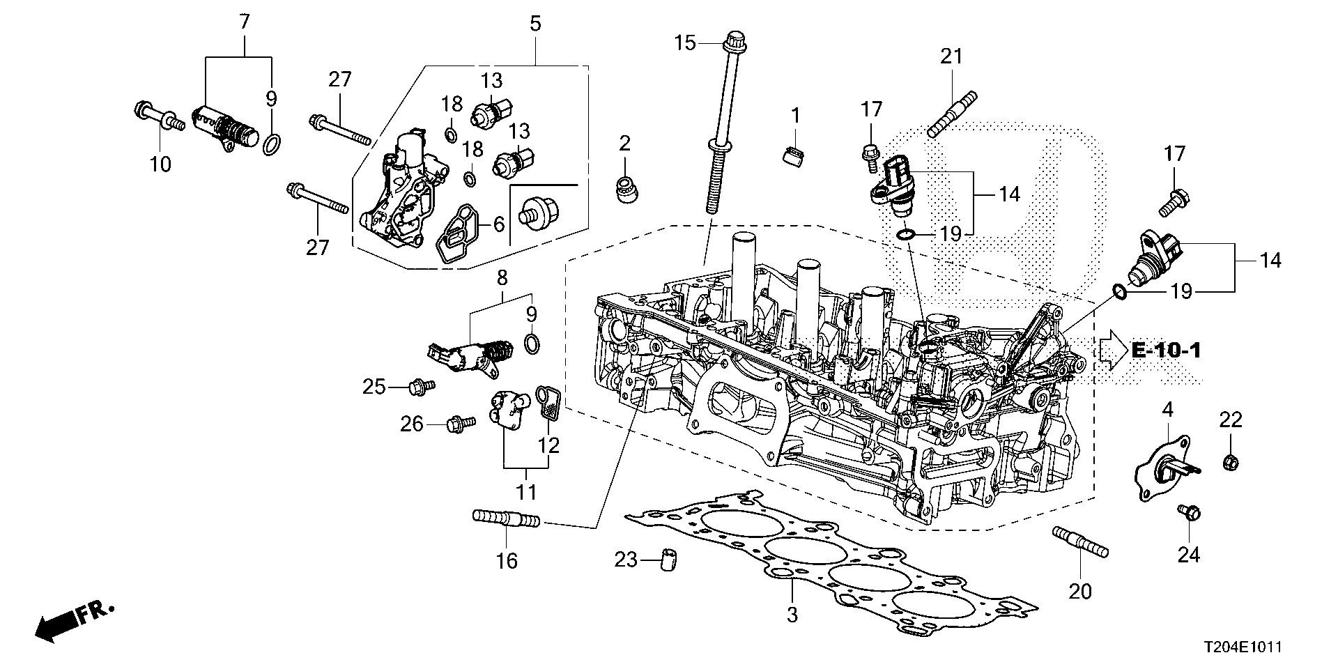 Full size assembly image of VTC OIL CONTROL VALVE (2.0L) (-'24) (1/1)