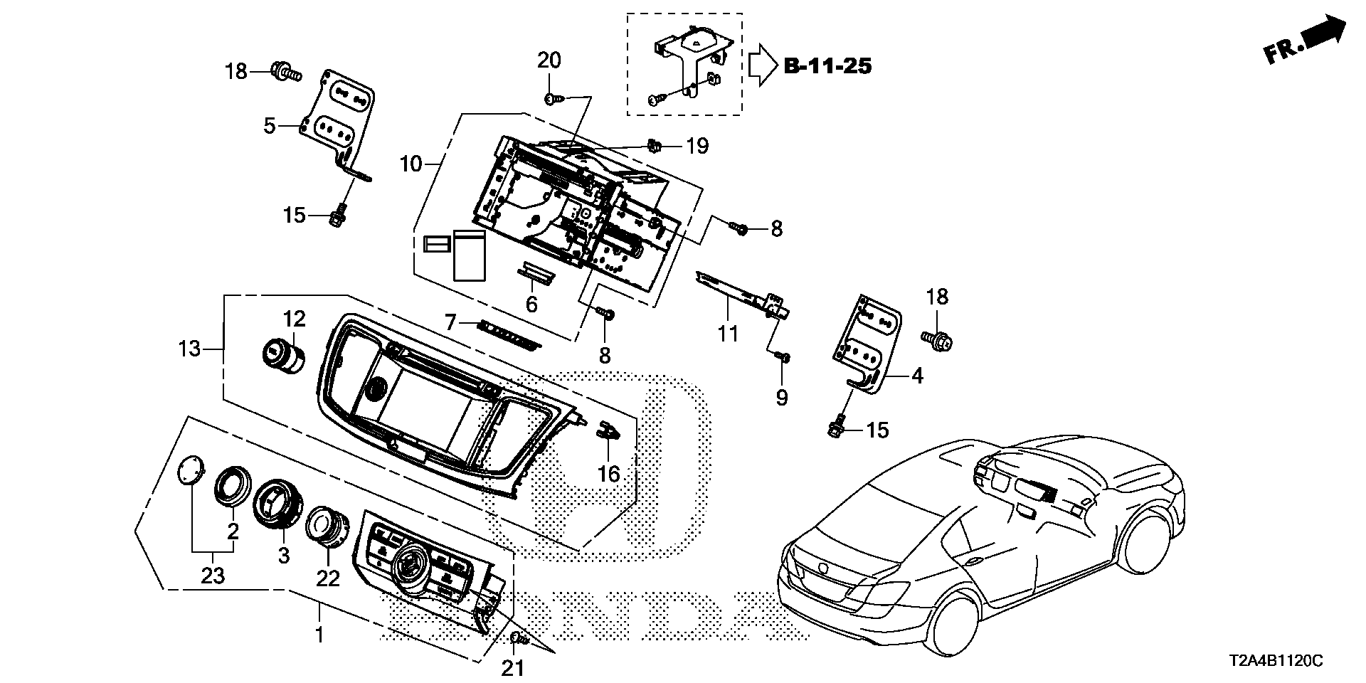 Diagram NAVIGATION SYSTEM (1) for your Honda Civic Hatchback  