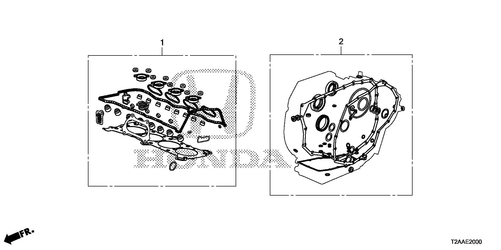 Diagram GASKET KIT (L4) for your 2001 Honda Odyssey   