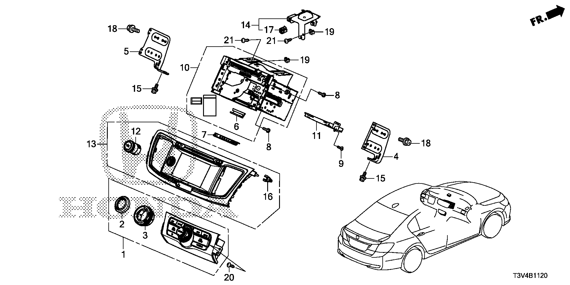 Diagram NAVIGATION SYSTEM for your Honda Civic Hatchback  