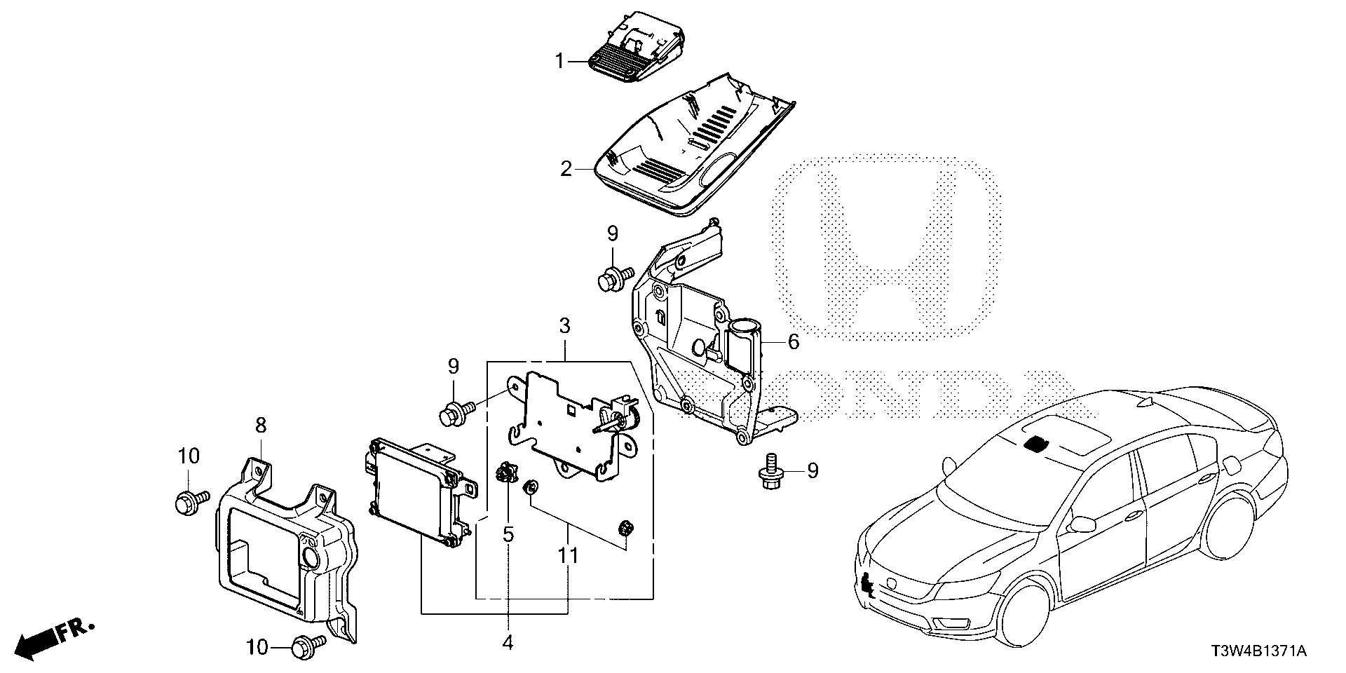 2021 Honda Accord Camera assy., monocular (rewritable) - 36160-T3Z-A84 ...