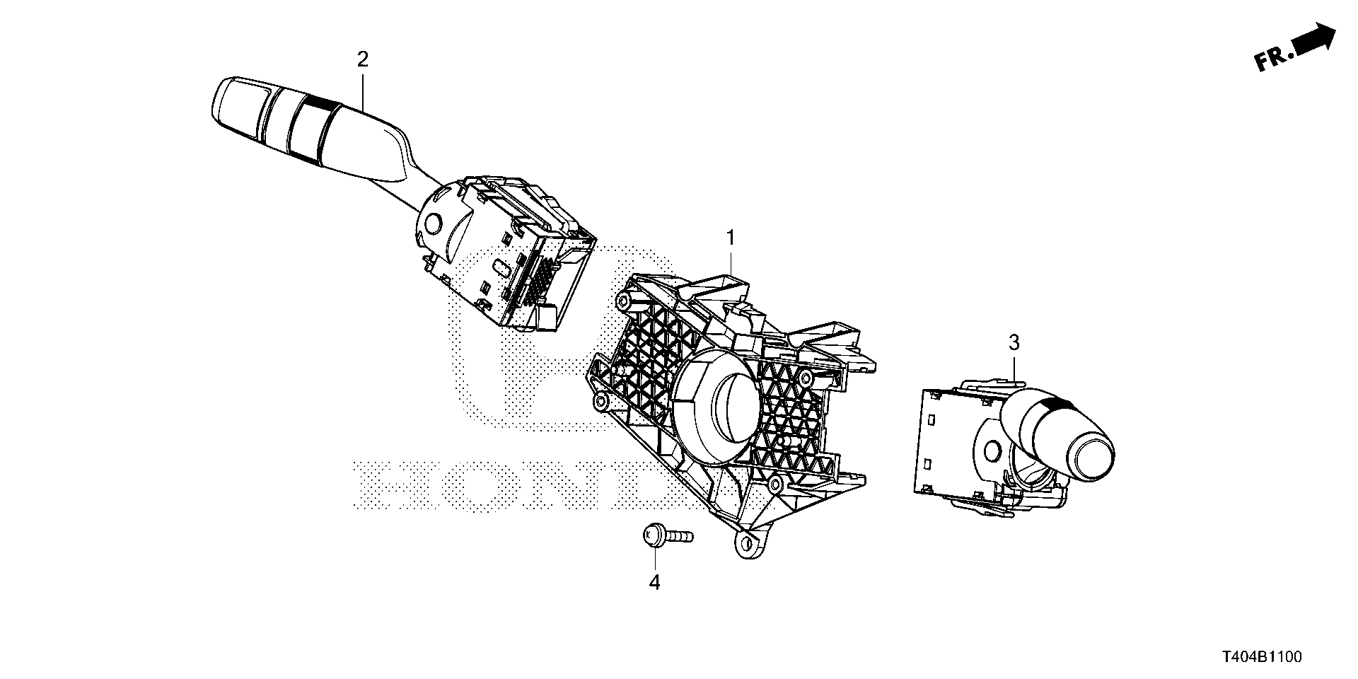 Diagram COMBINATION SWITCH for your 2013 Honda CR-V   