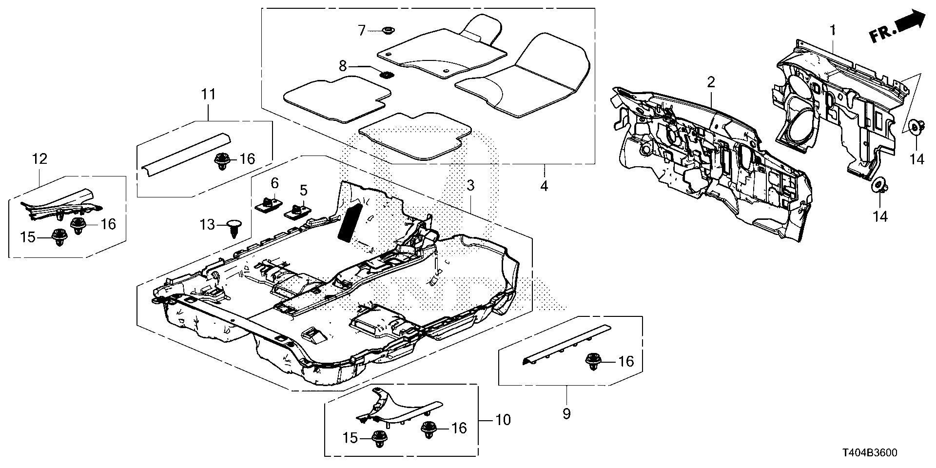 Full size assembly image of FLOOR MAT (1/1)