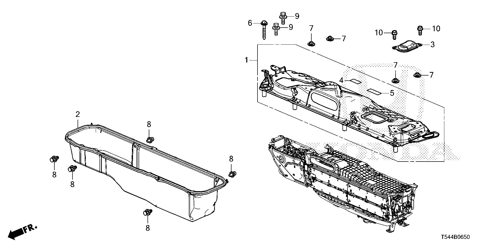 Diagram IPU COVER for your 2003 Honda Civic   