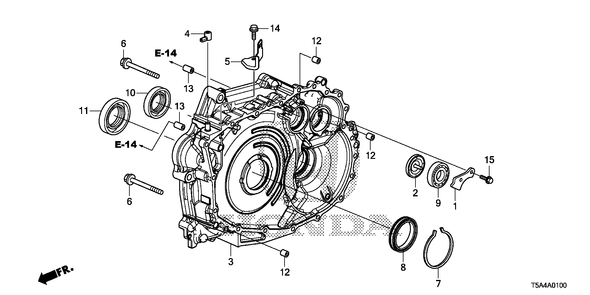 Full size assembly image of TORQUE CONVERTER CASE COMPONENTS (1/1)